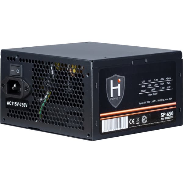 Strømforsyning Inter-Tech HIPOWER SP-650 650W