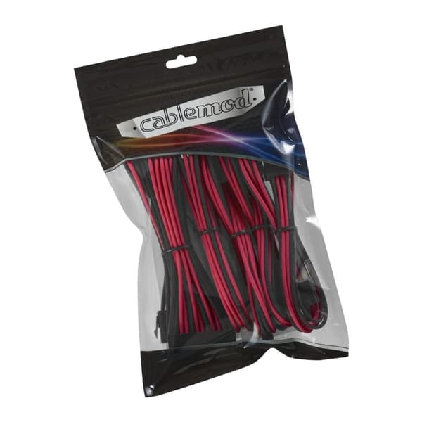 CableMod Classic ModMesh Kabelforlængersæt - 8+6 Serie - sort/rød