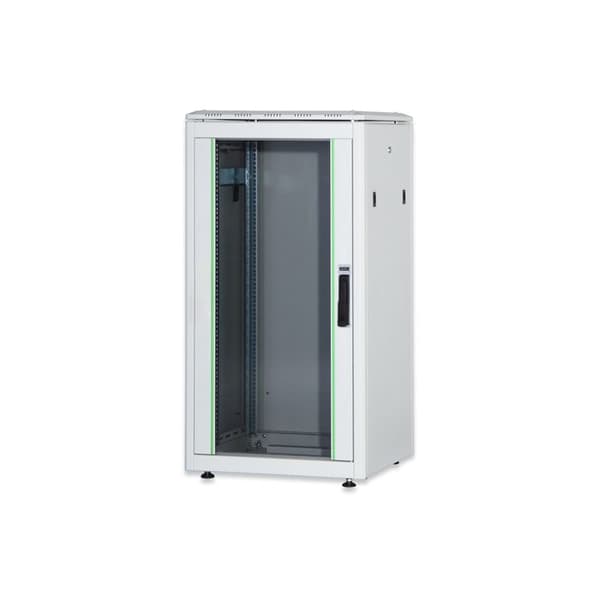 19" lappskåp Digitus Professional DN-19 26U-6-10-1 (B x H x D) 600 x 1342 x 1000 mm 26 RU ljusgrå (RAl 7035) 1