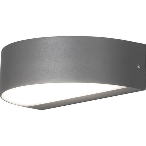 Konstsmide Monza 7855-370 Utomhus LED-vägglampa 9 W varm vit antracit Antracit, Grå