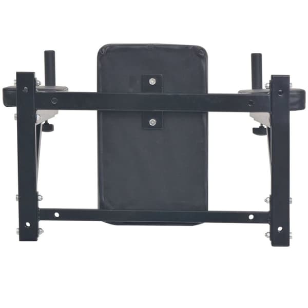 vidaXL vægmonteret fitness-dipstation sort