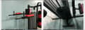 Miniatyrbillede 6 af 9: Styrketræningsstation - home gym - med 68 kg vægt - og boksesæk