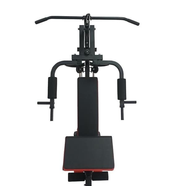 Kraftstation - hjemme fitness - med 45 kg vægt - 138x103x200 cm