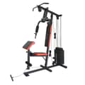 Miniatyrbillede 2 af 7: Kraftstation - hjemme fitness - med 45 kg vægt - 138x103x200 cm