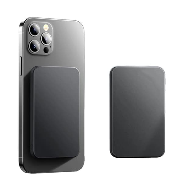 Magnettinen Power Bank, 10000mAh kapasiteetti, kaksisuuntainen nopea lataus,10000mAh musta, 10000mAh