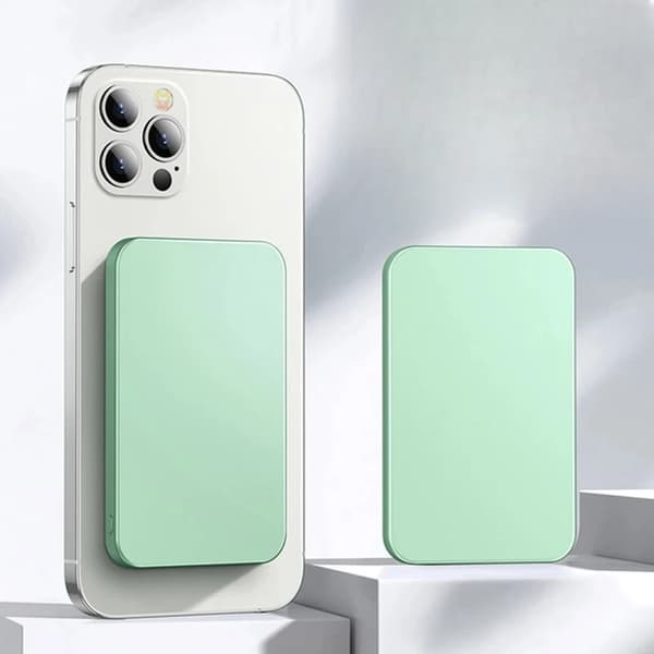 Magnetisk Power Bank, 10000mAh kapacitet, tovejs hurtigopladning,10000mAh grøn, 10000mAh