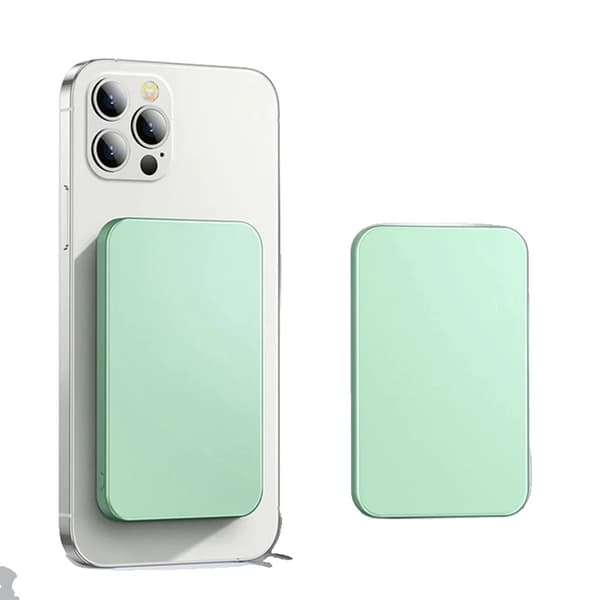 Magnetisk Power Bank, 10000mAh kapacitet, tovejs hurtigopladning,10000mAh grøn, 10000mAh