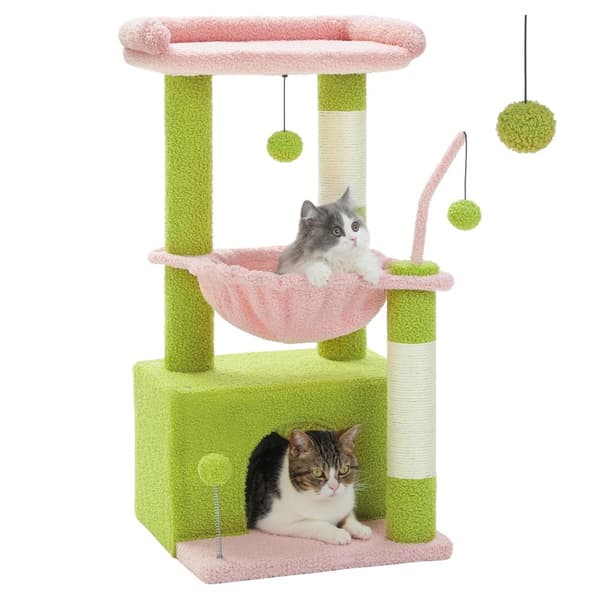 Kattträd, Tredelad Design, Träbyggnation,AMT0211PK-a, M