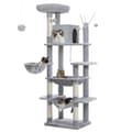 Miniatyrbillede 1 af 2: Deluxe Multi-Cat Tower Tree, 175 cm højde, 6-niveau design,som billede, AMT0240GY