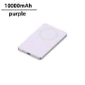 Miniatyrbild 2 av 2: Trådlös Power Bank, 10000mAh kapacitet, ultratunn design,lila 10000 mAh