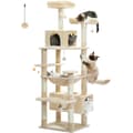 Miniatyrbillede 2 af 2: Multi-Level Katte træ, Rummelig Hængekøje, Holdbar Trækonstruktion,AMT0204BG, XL