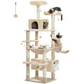 Miniatyrbillede 1 af 2: Multi-Level Katte træ, Rummelig Hængekøje, Holdbar Trækonstruktion,AMT0204BG, XL
