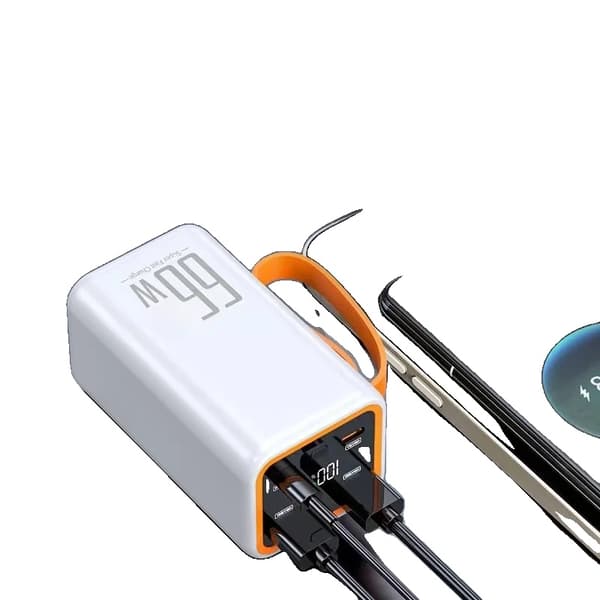 Bærbar mobil powerbank, 20000mAh kapacitet, dual USB-porte,v-bai, 20000mAh