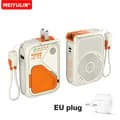 Miniatyrbillede 2 af 2: Magnetisk trådløs powerbank, 20000mAh kapacitet, hurtigoplader,Hvid EU, 20000mAh