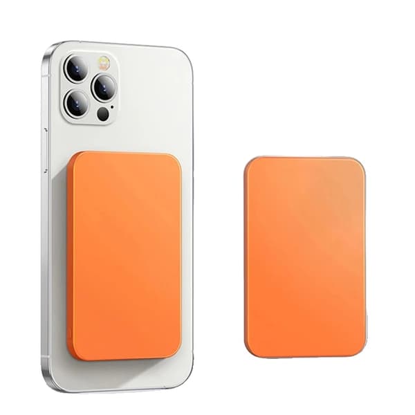 Magnetisk Power Bank, 10000mAh kapacitet, tovejs hurtigopladning,10000mAh Orange, 10000mAh