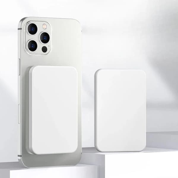 Magnetisk Power Bank, 10000mAh kapacitet, tovejs hurtigopladning,10000mAh hvid, 10000mAh