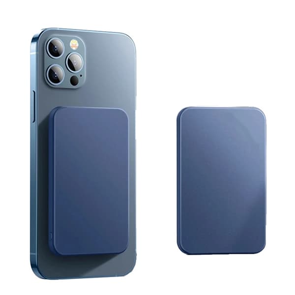 Magnetisk Power Bank, 10000mAh kapacitet, tovejs hurtigopladning,10000mAh blå, 10000mAh