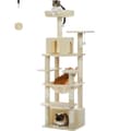 Miniatyrbillede 1 af 2: Luksus Kattekradse, Rummelig Multi-Niveau Design, Holdbare Sisal Kradsepæle,AMT0204BG-M, Som billede