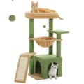 Miniatyrbild 1 av 2: Kattträd, Rymlig Hängmatta, Stabil Sisal Klösträdgård,AMT0271GN, L