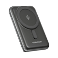 Miniatyrbillede 2 af 2: Power Bank, 10000mAh kapacitet, 20W USB-C udgang, magnetisk trådløs opladning,10000mAh Sort