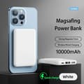Miniatyrbild 2 av 2: Bärbar Magnetisk Power Bank, 10 000mAh Kapacitet, Tvåvägs Snabbladdning,10000mah vit