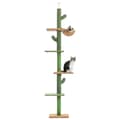 Miniatyrbillede 1 af 2: Katetræ, gulv til loft design, kradsestolpe,AMT0187GN, L
