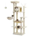 Miniatyrbillede 2 af 2: Deluxe Multi-Cat Tower Tree, 175 cm højde, 6-niveau design,som billede, AMT0240BG
