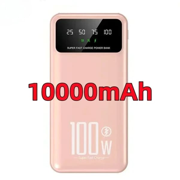 Kannettava Power Bank, 100W Maksimi Teho, Digitaalinen Näyttö,10000mAh-10000mAh, 10000mAh