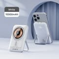 Pikkukuva 2 / 2: Power Bank, Langaton Lataus, Digitaalinen Näyttö, Nopea 23W Teho,10000mAh, Valkoinen-10000mAh