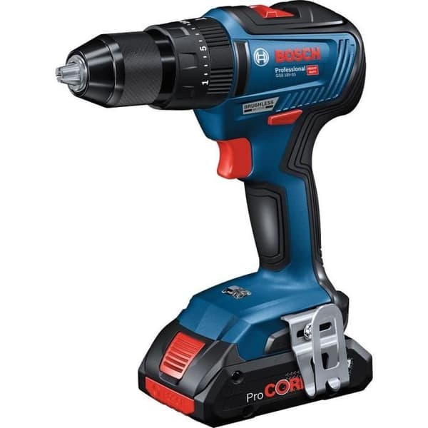 Kit 2 Tools Chock Skruvmejsel/trådlös Boulonneuse GDX 18V-200 + Drilling Drivestizer med slagverk GSB 18V-55 2x4.0AH GAL 18V-40 L-CASE