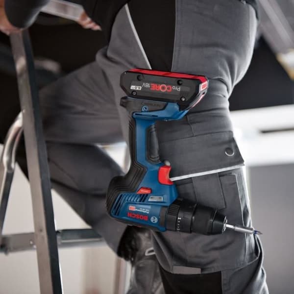 Kit 2 Tools Chock Skruvmejsel/trådlös Boulonneuse GDX 18V-200 + Drilling Drivestizer med slagverk GSB 18V-55 2x4.0AH GAL 18V-40 L-CASE
