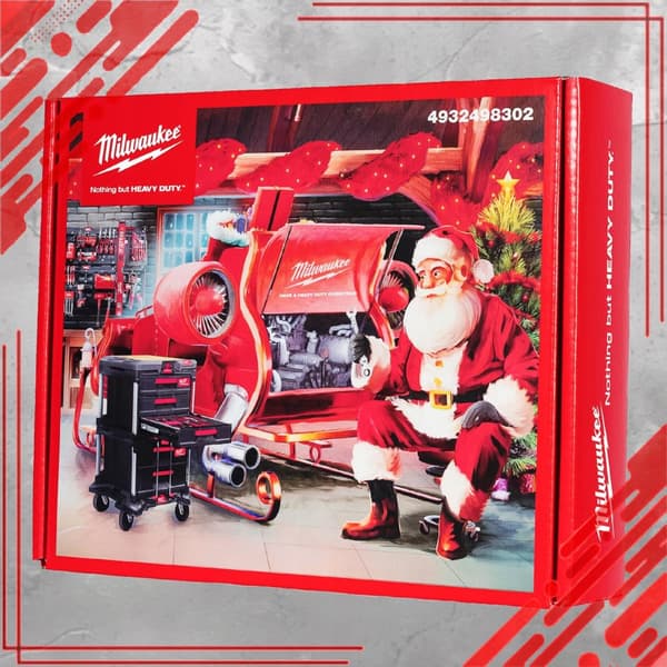 Milwaukee adventskalender julegave til en fyr