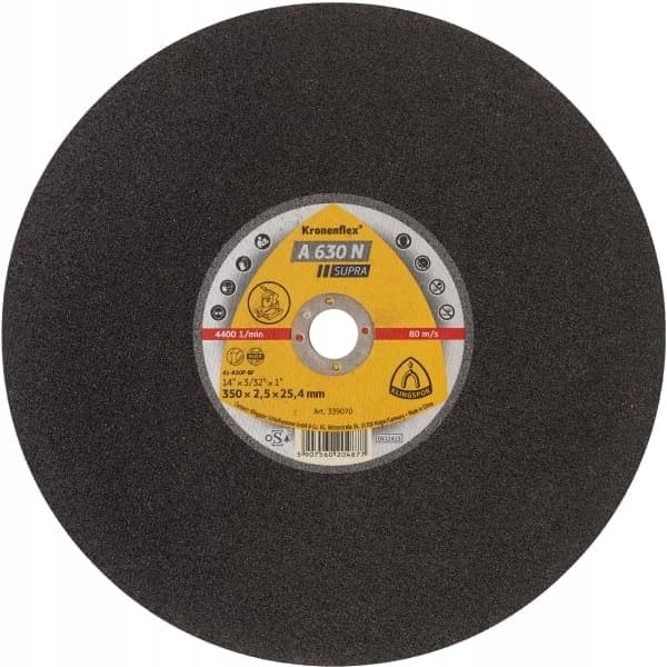 STOR STÅLSKÆRESKIVE 356x2,5x25,4 KLINGSPOR