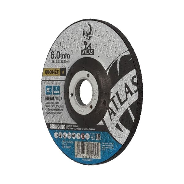 METALSLIBESKIVER 125x6x22 mm NORTON ATLAS