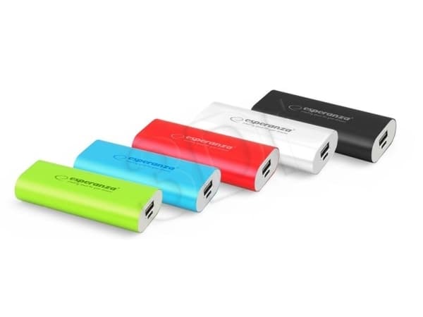 Esperanza HADRON - Strømbank - 4400 mAh - 1 A (USB) - svart