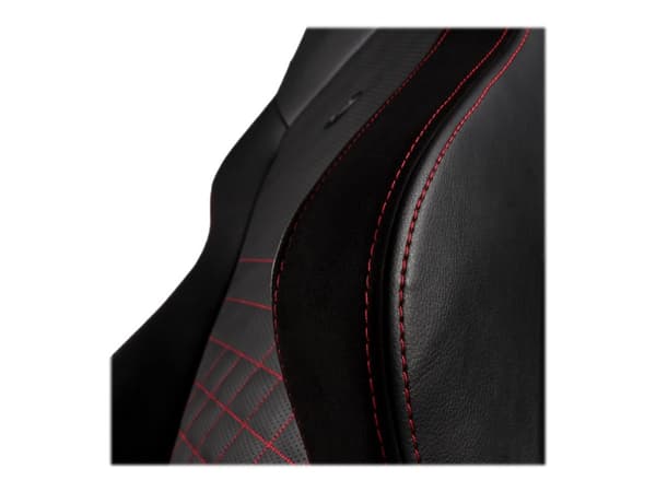 Noblechairs Hero - Stol - ergonomisk - armlener - T-formet - tipping - roterende - aluminium, polyuretan, stål, minneskumplast, polyuretan vegansk im