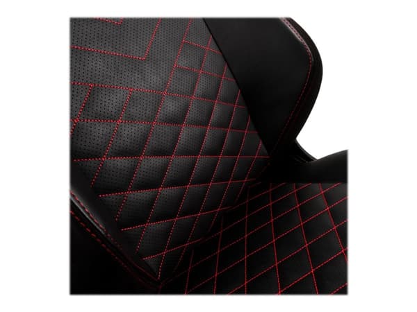 Noblechairs Hero - Stol - ergonomisk - armlener - T-formet - tipping - roterende - aluminium, polyuretan, stål, minneskumplast, polyuretan vegansk im