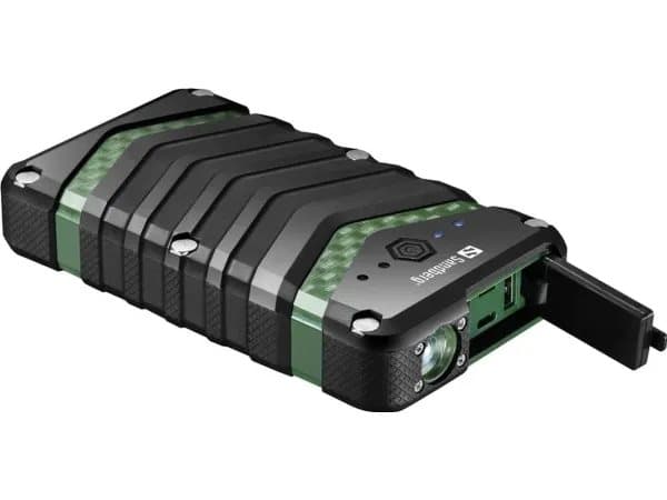 Sandberg Survivor Powerbank 20100 Svart, Grön