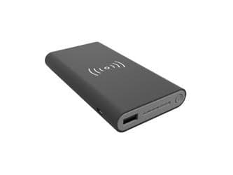 RealPower PB-8000, 8000 mAh, Langaton lataaminen, 5 V, Musta