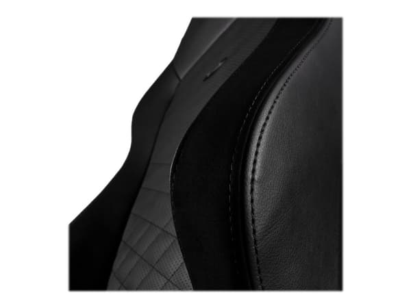Noblechairs Hero - Stol - ergonomisk - armlener - T-formet - tipping - roterende - aluminium, polyuretan, stål, minneskumplast, polyuretan vegansk im