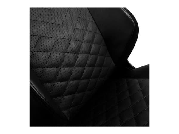 Noblechairs Hero - Stol - ergonomisk - armlener - T-formet - tipping - roterende - aluminium, polyuretan, stål, minneskumplast, polyuretan vegansk im