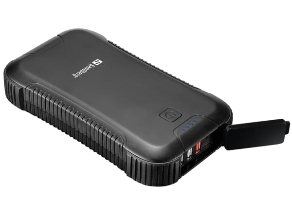 Sandberg Survivor PD45W - Strömförsörjningsbank - 30000 mAh - 111 Wh - 3 A - QC 3.0 - 4 utdatakontakter (3 x USB typ A, 24 pin USB-C)