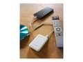 Miniatyrbilde 1 av 5: Intenso Powerbank XS5000 - Strømbank - 5000 mAh - 2.1 A - 2 utgangskontakter (USB, 24 pin USB-C) - på kabel: USB-C - hvit