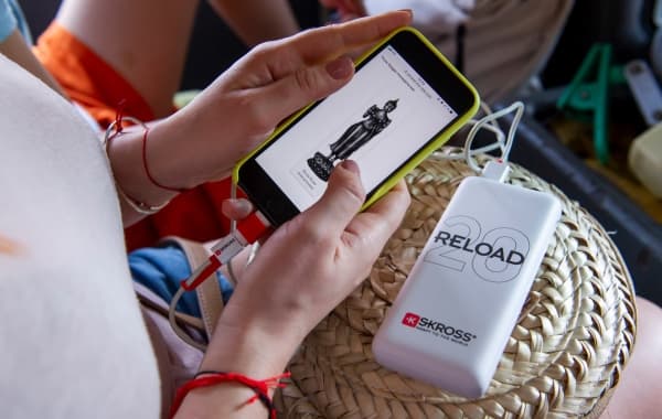 Skross Reload 20, 20000 mAh, litium, 3,7 V, hvit