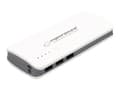 Miniatyrbilde 1 av 5: Esperanza Radium - Strømbank - 8000 mAh - 2 A - 3 utgangskontakter (USB) - på kabel: Micro-USB - grå, hvit
