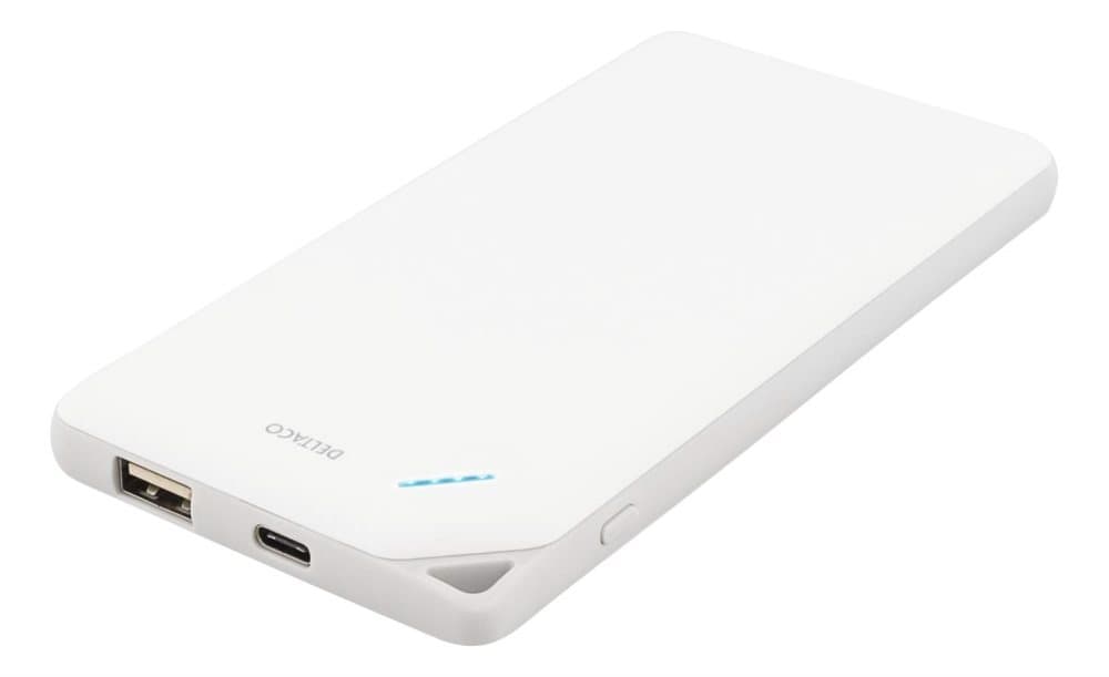 DELTACO Power bank, 10000mAh, 1xUSB-C, 1xUSB Typ A ho, 3A max