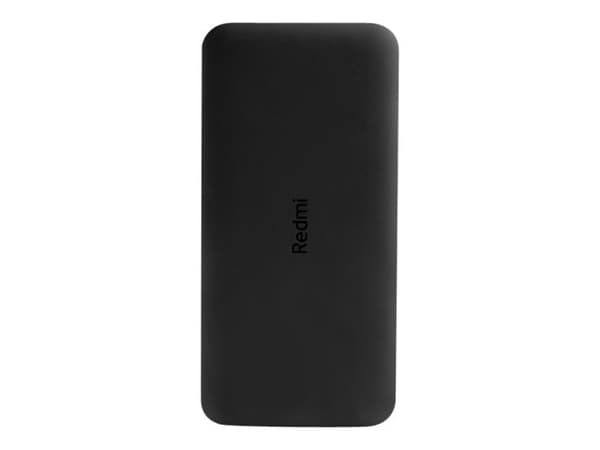 Xiaomi Redmi - Powerbank - 10000 mAh - 37 Wh - 10 Watt - 2,6 A - Pikalataus - 2 ulostuloa - USB - lajittelu - lajittelu musta