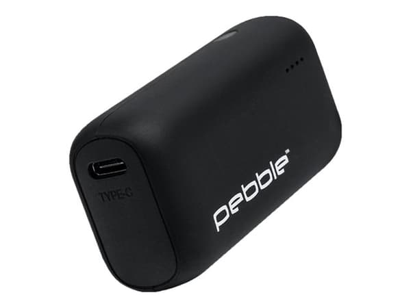 Veho Pebble PZ5 - Strømbank - 5000 mAh - 37 Wh - 3 A (24 pin USB-C) - på kabel: USB-C
