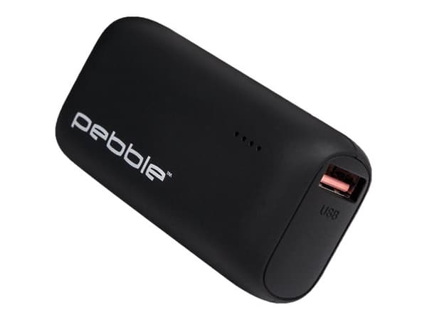 Veho Pebble PZ5 - Strømbank - 5000 mAh - 37 Wh - 3 A (24 pin USB-C) - på kabel: USB-C