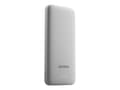 Miniatyrbilde 2 av 5: ADATA T10000 - Strømbank - 10000 mAh - 2 A - 2 utgangskontakter (USB) - hvit